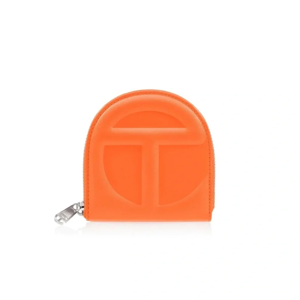 Orange Telfar Wallet